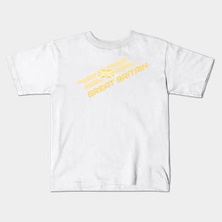 Great Britain Gold Flag Team Shirt Kids T-Shirt